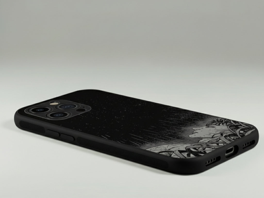 Dark Night's Gaze Metal Phone Case