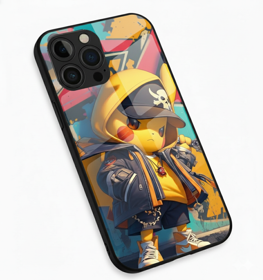 Chrome Pika Metal Phone Case