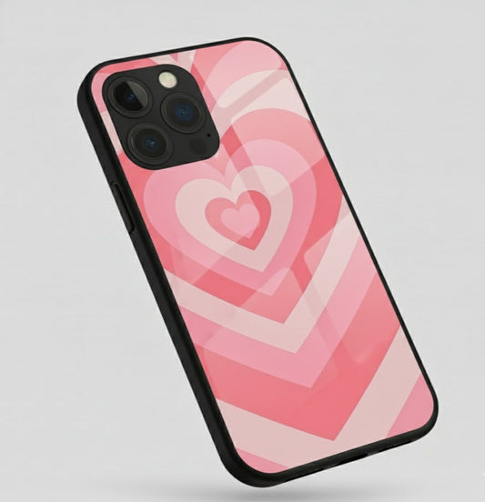 Metal Heart Shield Metal Phone Case