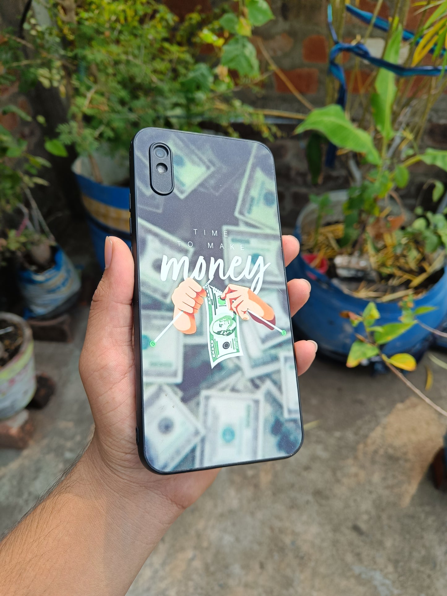 "TIME TO MAKE MONEY" PHONE CASE METAL