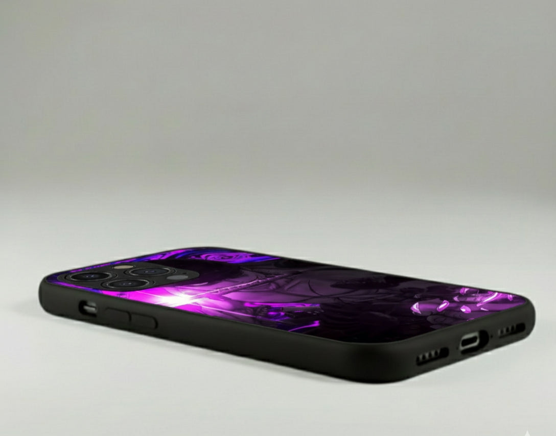 Roronoa Zoro Ashura Three-Sword Style Glossy Metal Phone Case