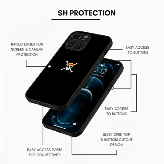 Ultimate Pirate King Luffy Quote Metal Phone Case