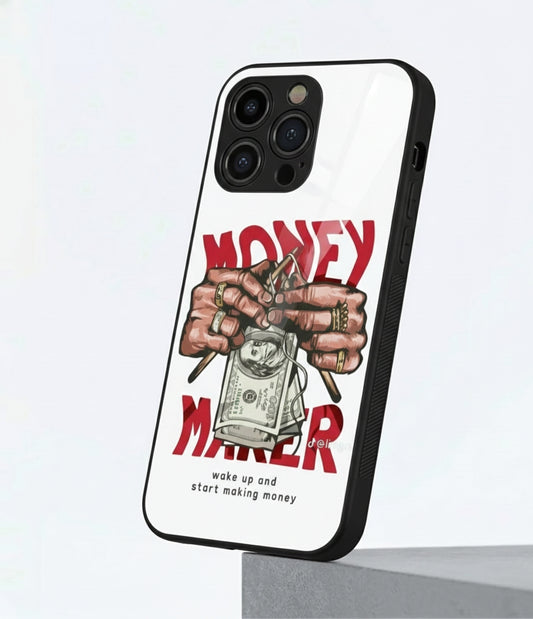Wake Up and Start Making Money Hybrid Metal Phone Case