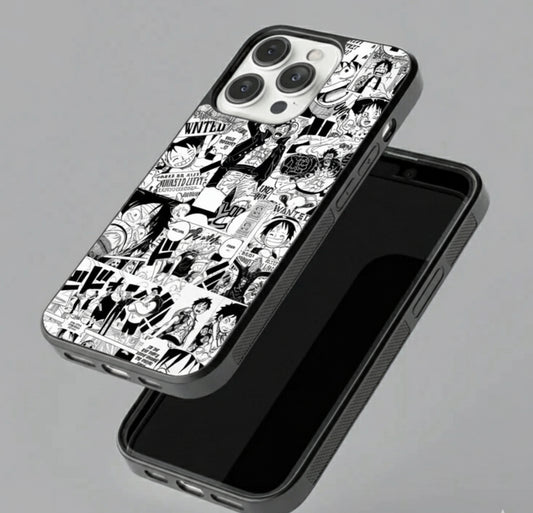 One Piece Manga Collage Metal Phone Case
