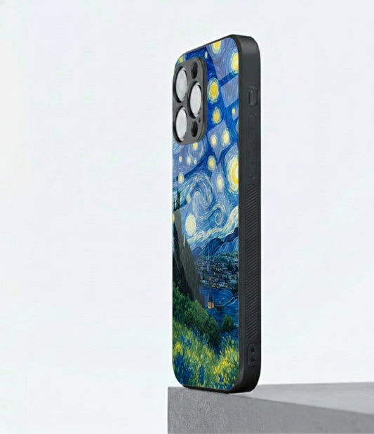 The Starry Night hybrid Metal Phone Case
