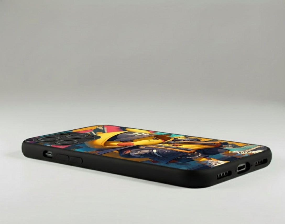 Chrome Pika Metal Phone Case
