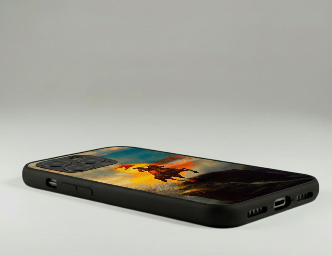 Maratha Warrior Metal Phone Case