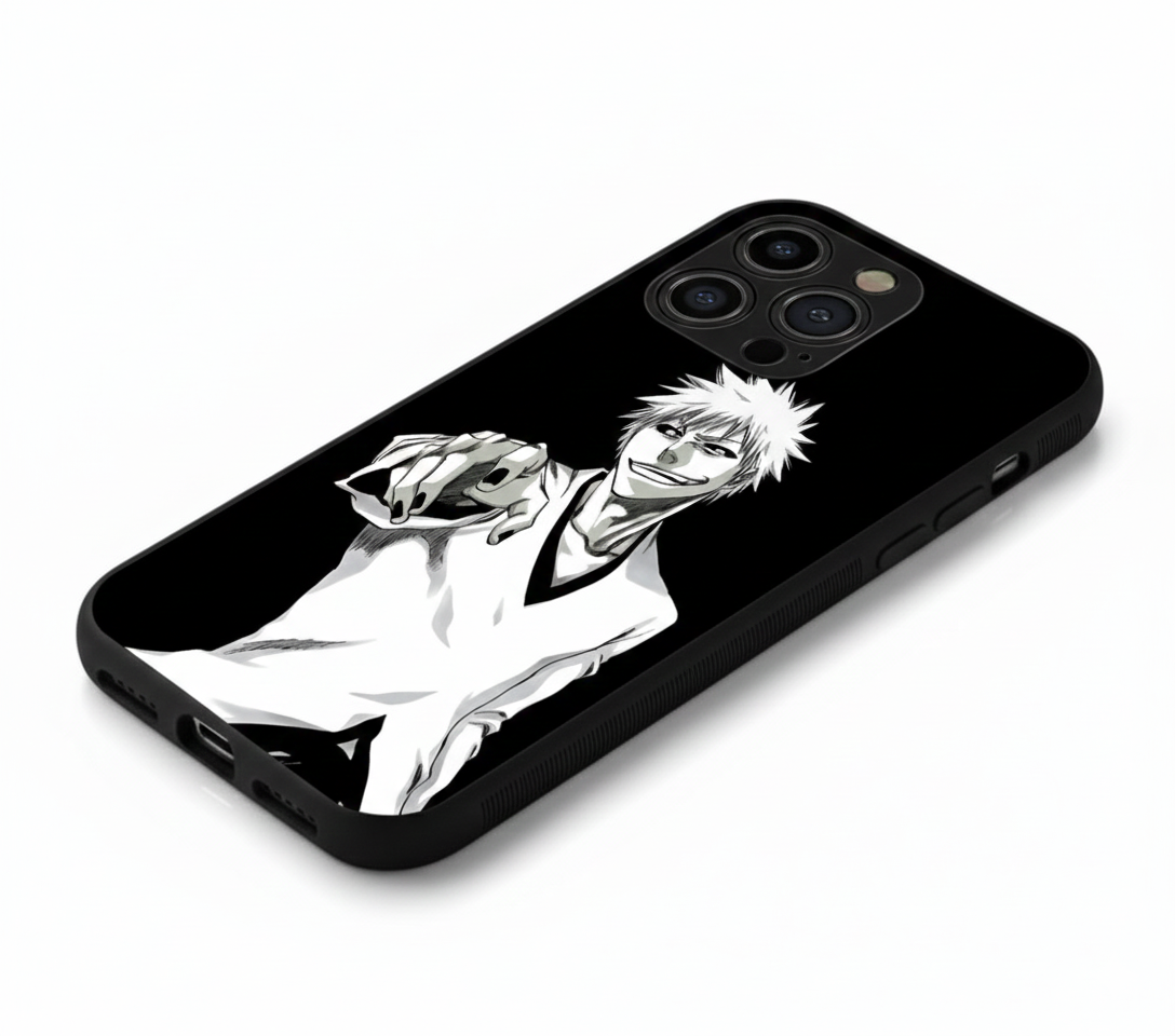 White hybrid Metal Phone Case