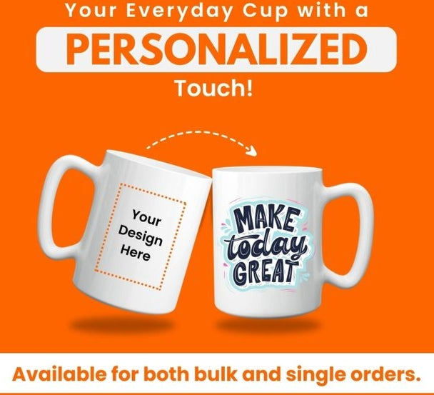 Get Your Personalised Mug/Cup Tea/Coffee Mug Premium Quality