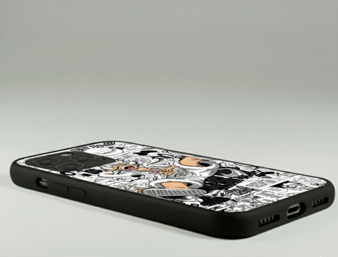 Luffy/Joy Boy Gear 5 Awakeining Manga Glossy Metal Phone Case