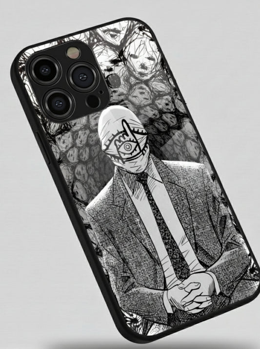The Watcher's Grin phone case Metal