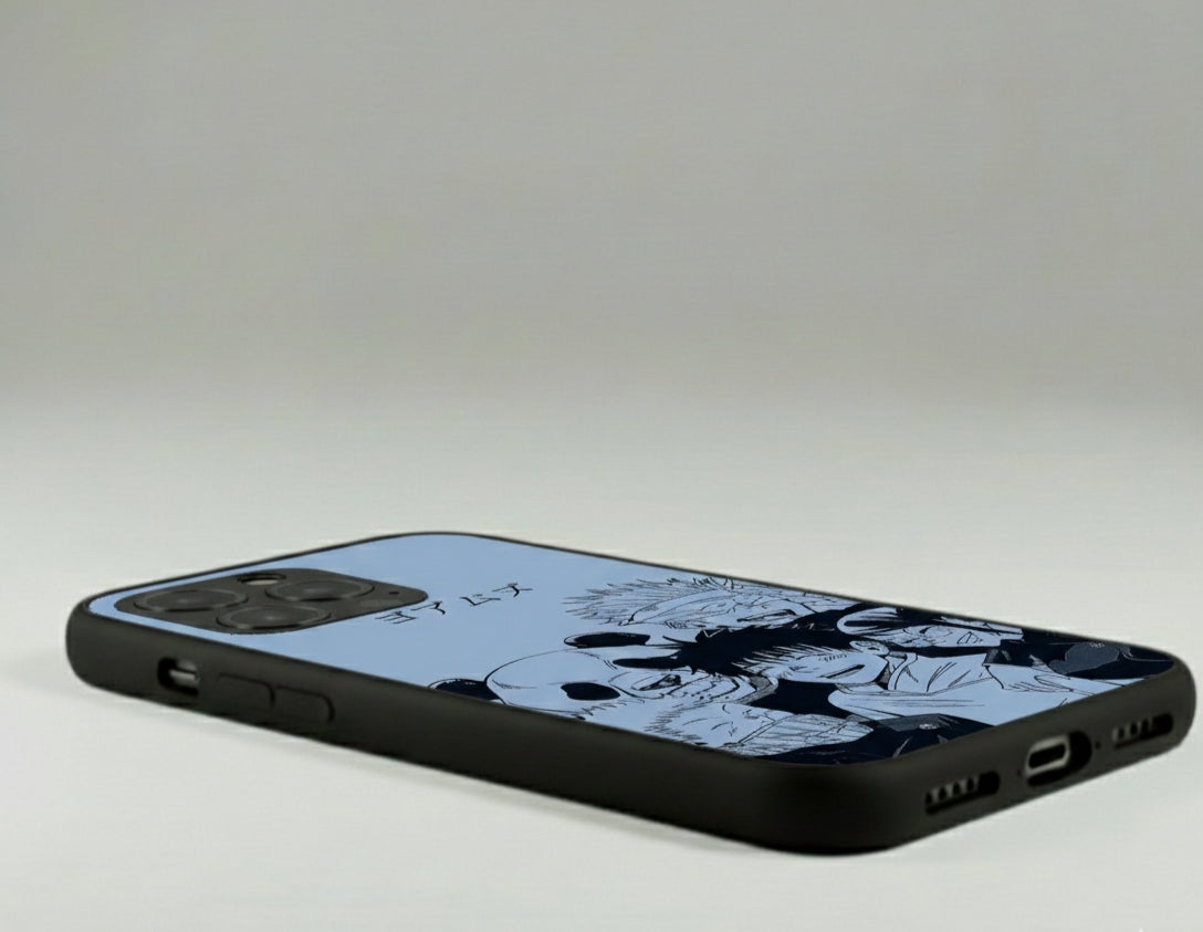 * Naruto Itachi Crow-Themed Metal Phone Cover