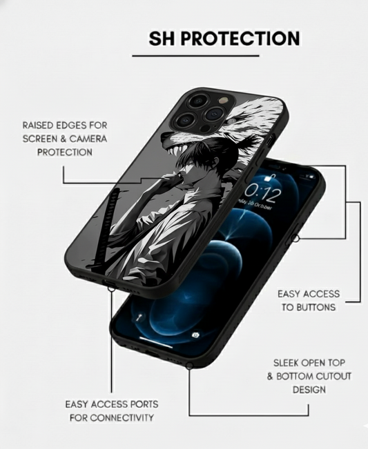 Kon Akira's Shadow Metal Phone Case