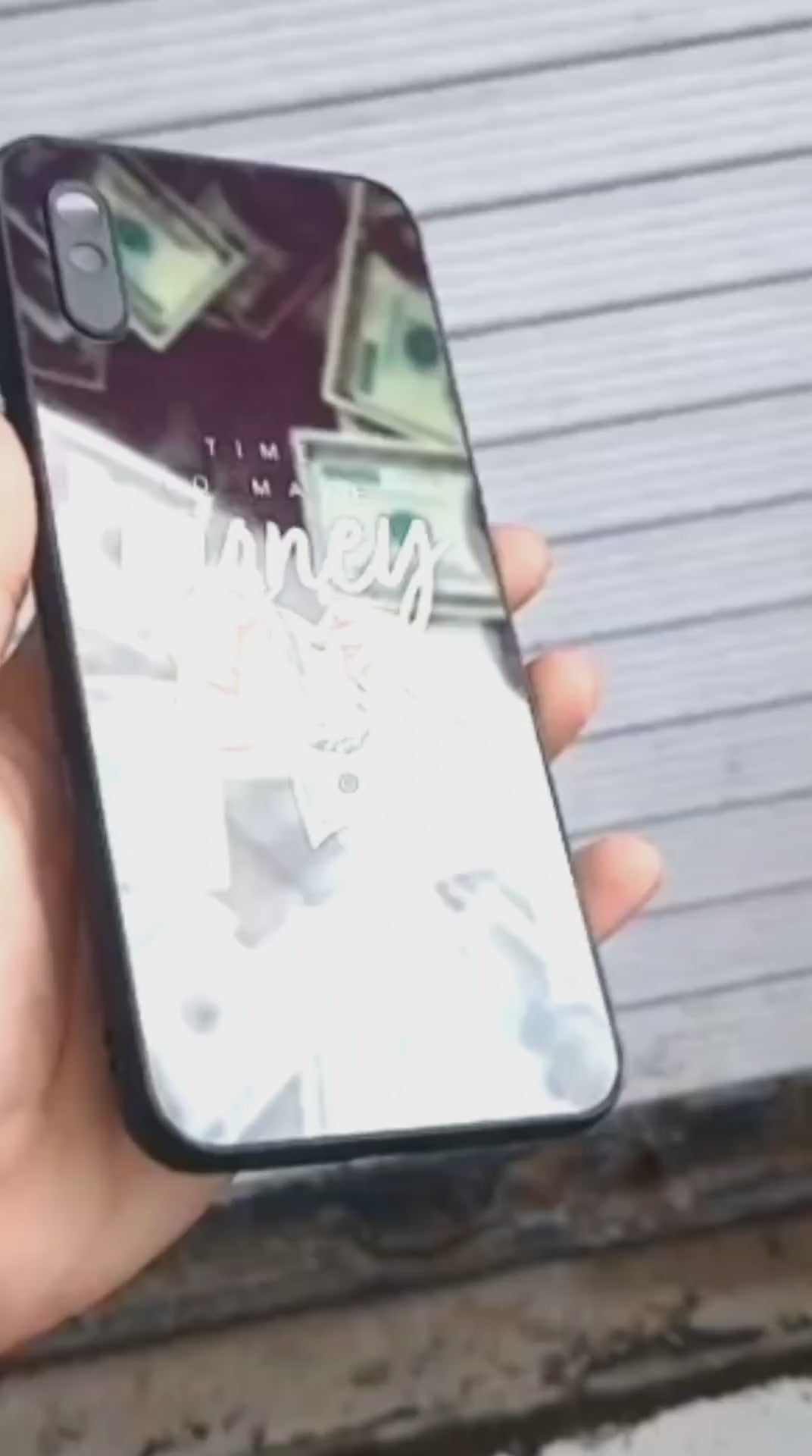 "TIME TO MAKE MONEY" PHONE CASE METAL