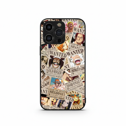 One Piece Wanted Poster Metal Phone Case