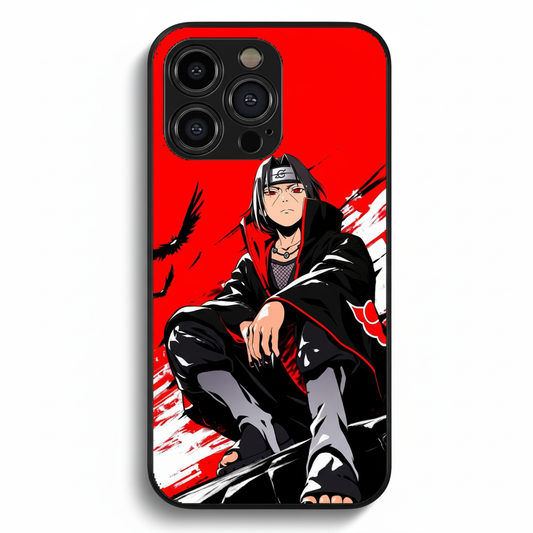 The Itachi Uchiha Mangekyō Metal Glossy Metal Case Phone Case