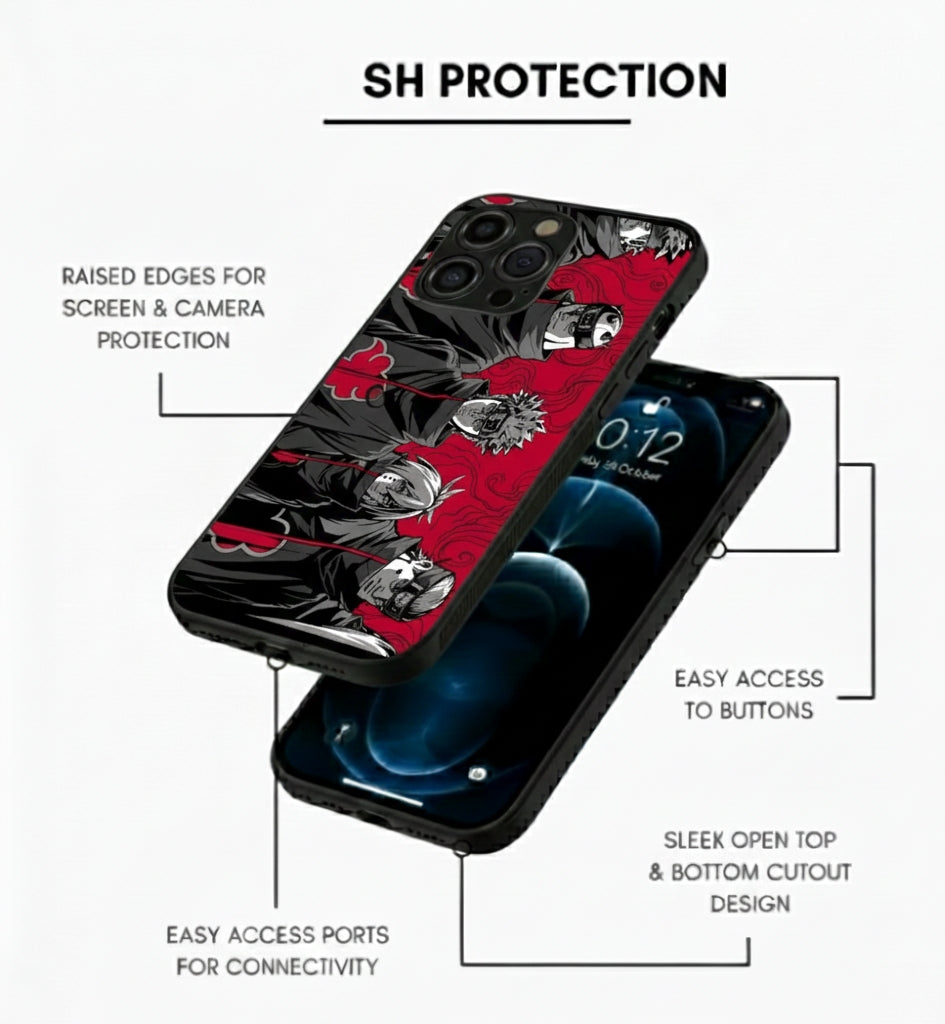 Akatsuki's Metal Resolve Metal Phone Case