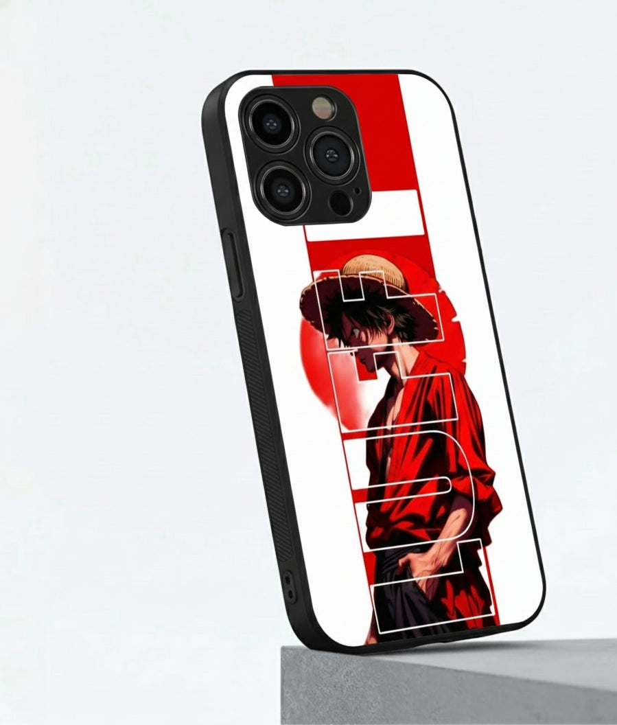 character Monkey D. Luffy Hybrid Metal Phone Case