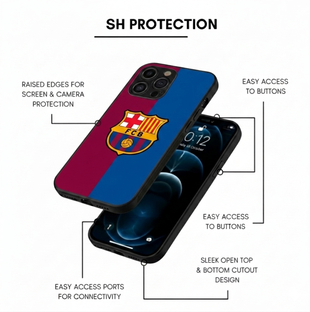 FC Barcelona Edition Metal Phone Case