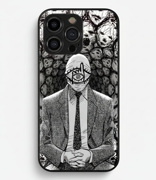 The Watcher's Grin phone case Metal