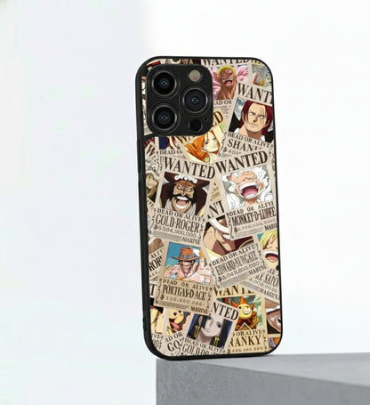 One Piece Wanted Poster Metal Phone Case