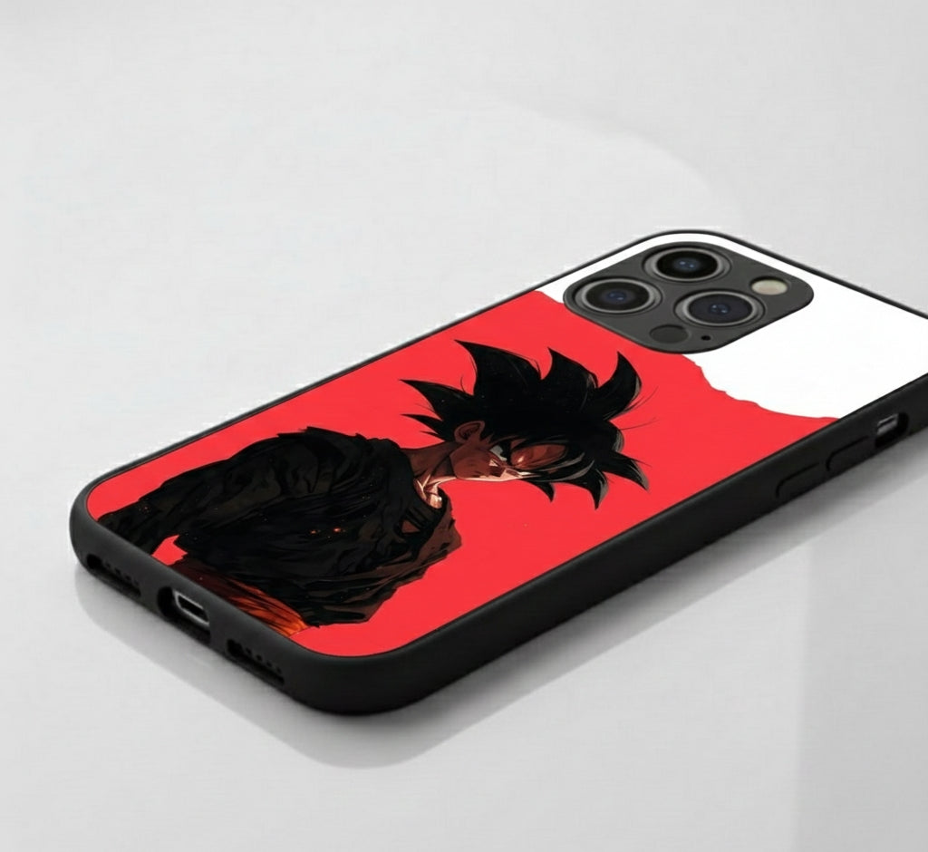 Son Goku from the Dragon Ball anime hybrid Metal Phone Case