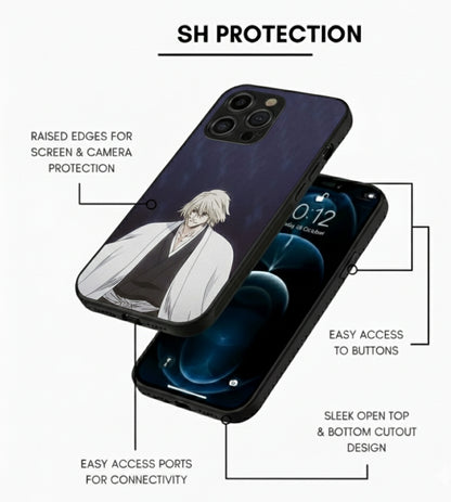 anime character Kisuke Urahara hybrid Metal Phone Case