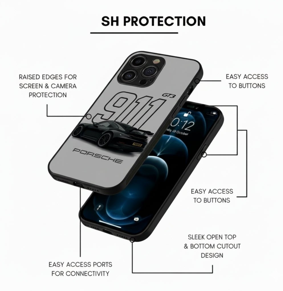 The 911 Legend Edition Hybrid Metal Phone Case