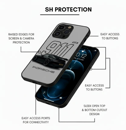 The 911 Legend Edition Hybrid Metal Phone Case