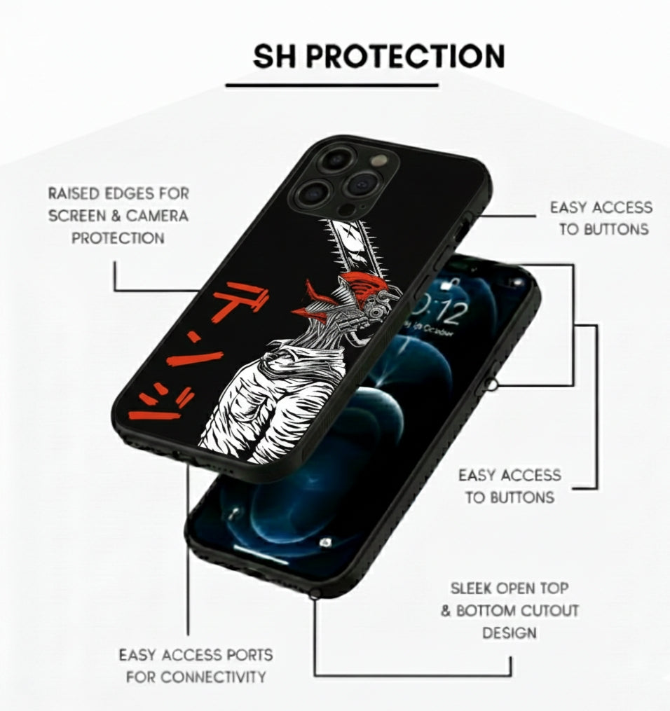 Chainsaw Demon Denji - Premium Metal Phone Case