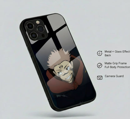 Ryomen Sukuna, the "King of Curses" hybrid Metal Phone Case