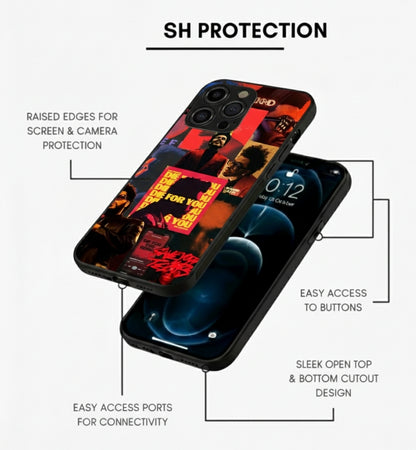 The Weeknd Vibe Metal Phone Case