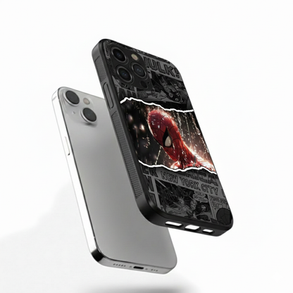 Web-Slinging Armor: Spiderman Metal Phone Case"