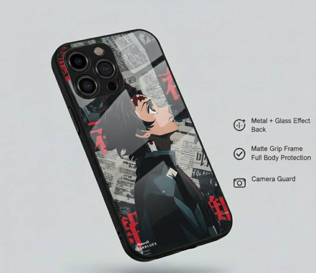 Tanjiro Kamado-themed Metal phone case