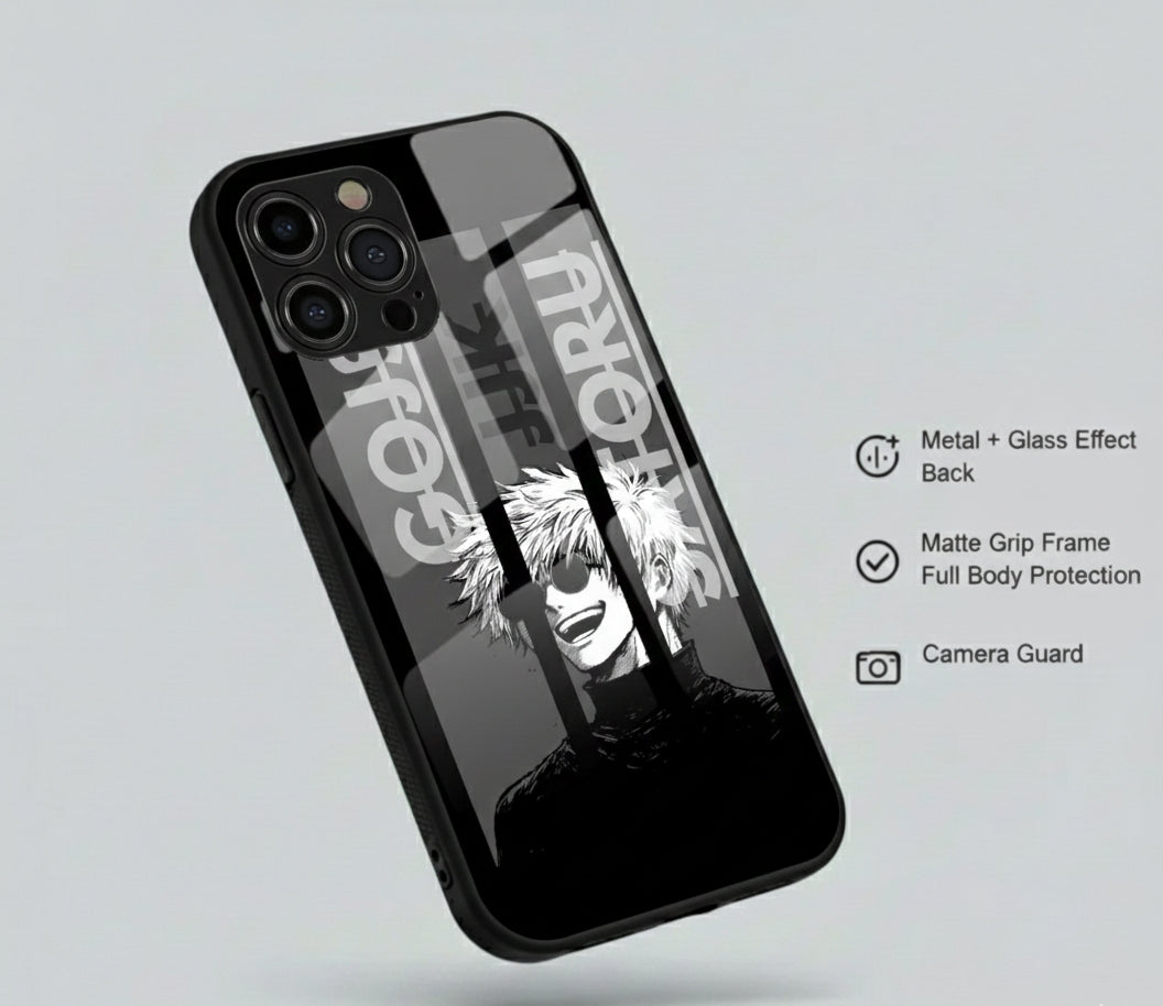 Gojo Satoru Premium Metal: Style and Security Metal Phone Case