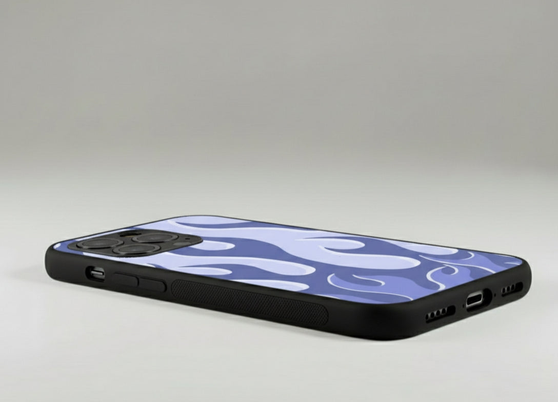 Luxury Metal Plaid Metal Phone Case