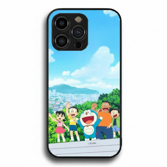 Anywhere Door View (A nod to one of Doraemon's famous gadgets) Metal Phone Case
