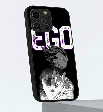 Saiyan EGO - Black Metal Phone Case