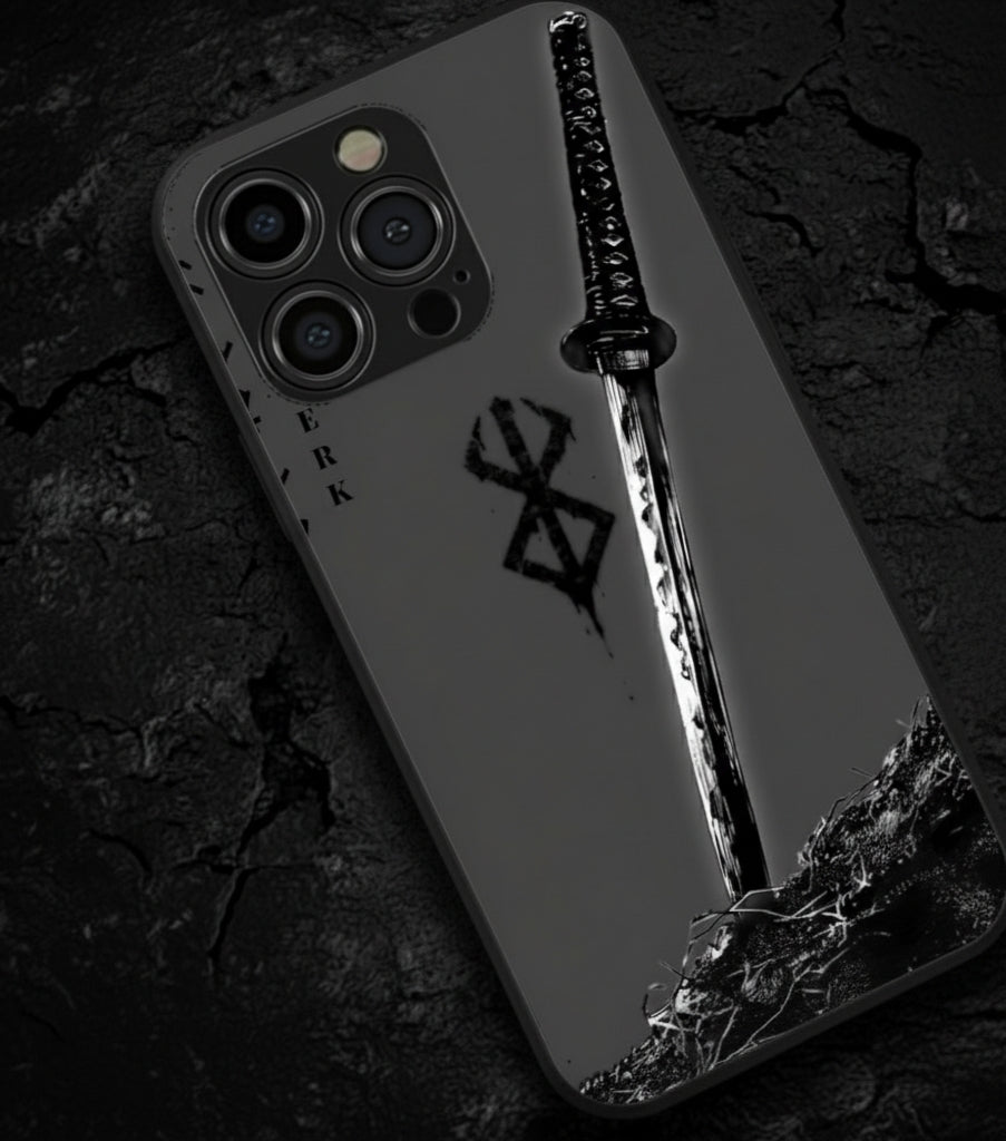 The Black Swordsman's Path Metal Phone Case