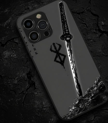 The Black Swordsman's Path Metal Phone Case