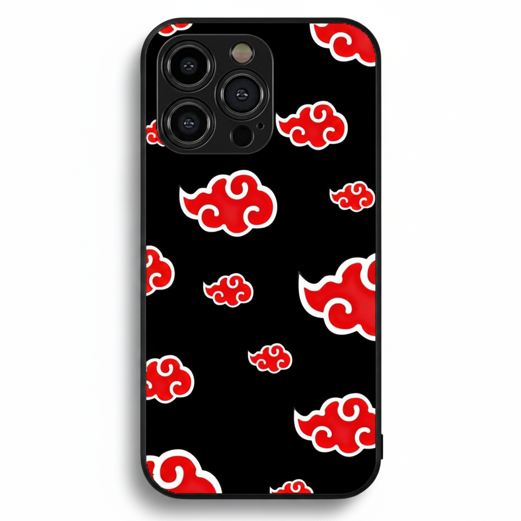 The Akatsuki Cloud Cover: Naruto Fan Edition Metal Phone Case