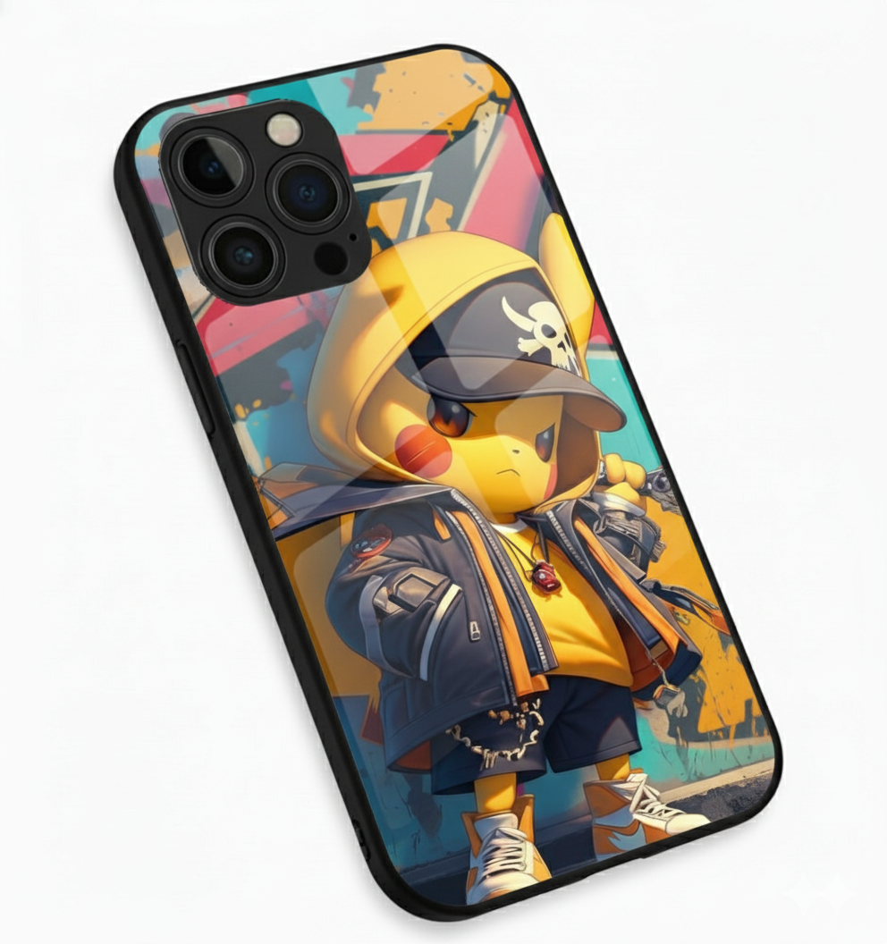 Chrome Pika Metal Phone Case