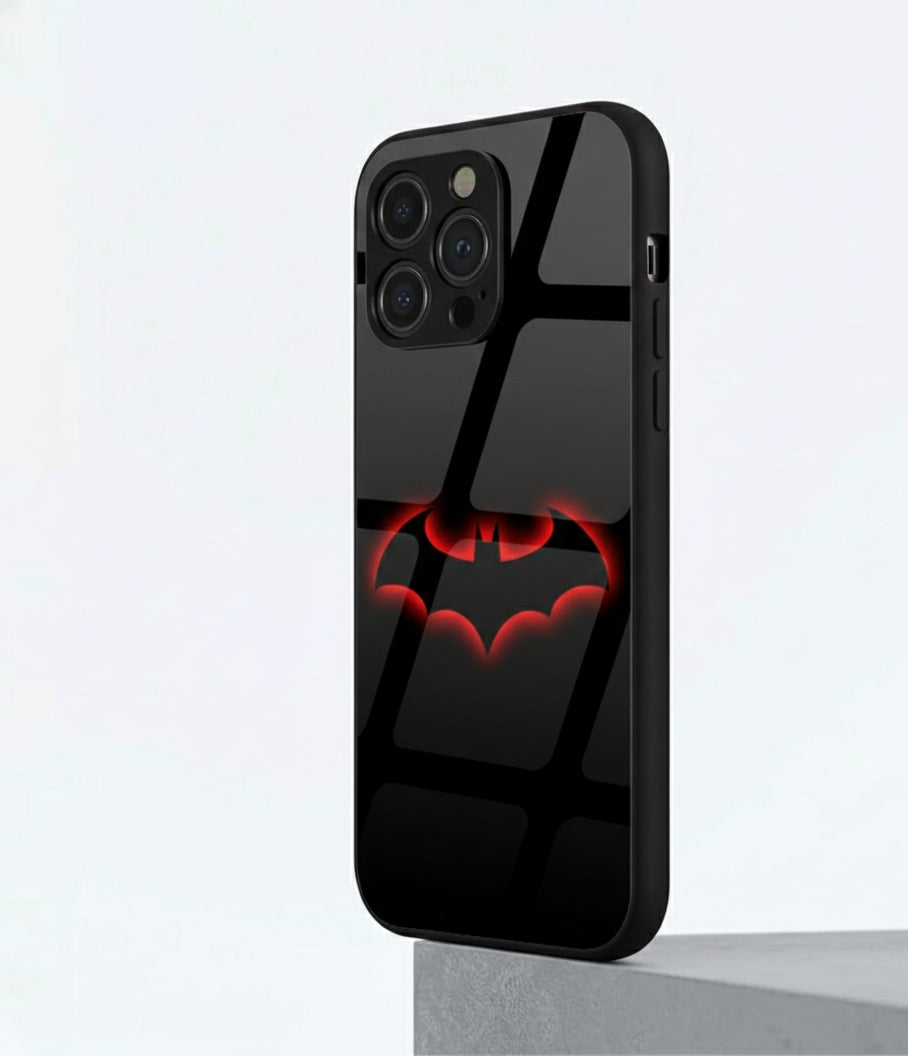 Glow-in-the-Dark Bat Metal Phone Case