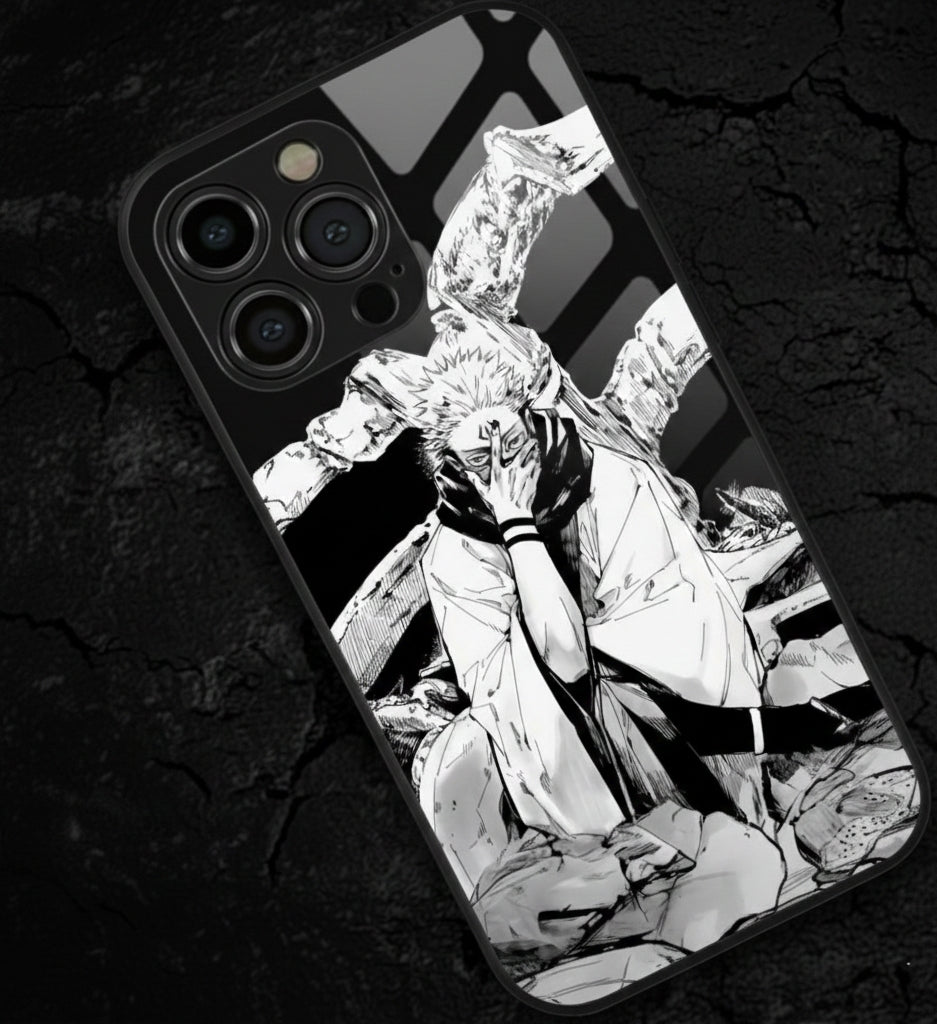 Ryomen Sukuna Hybrid Metal Phone Case