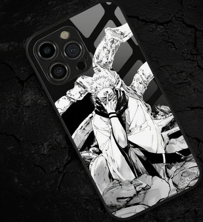 Ryomen Sukuna Hybrid Metal Phone Case