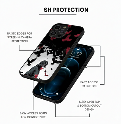 Itachi Uchiha 2. Hybrid Metal Phone Case
