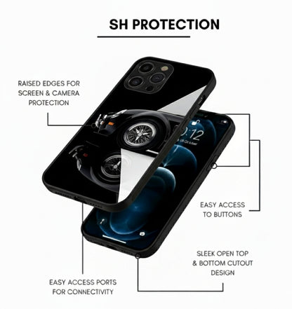 AC Cobra Car Hybrid Metal Phone Case