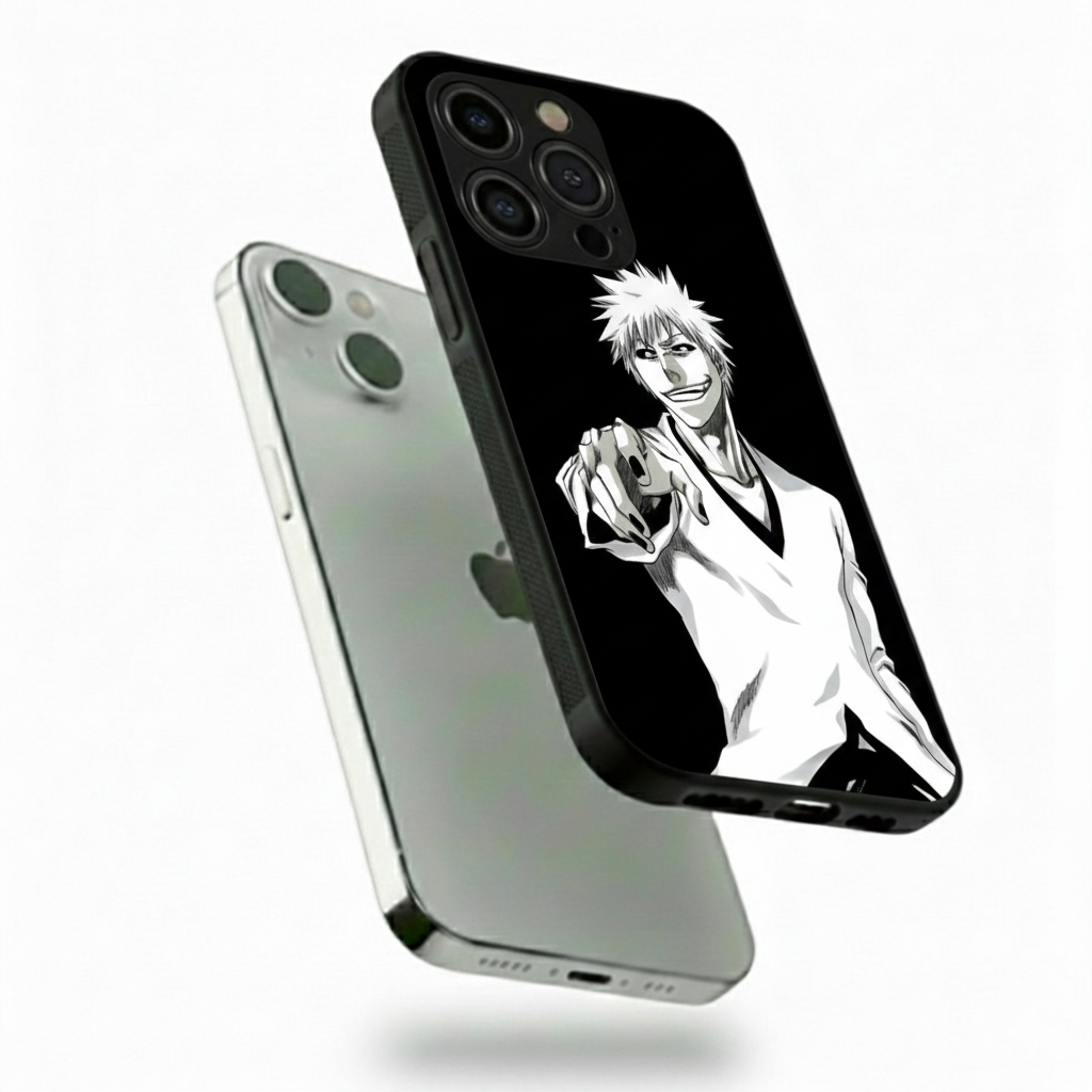 White hybrid Metal Phone Case