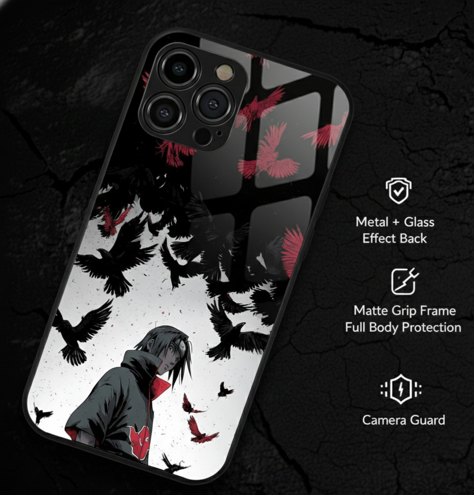 Itachi Uchiha 2. Hybrid Metal Phone Case