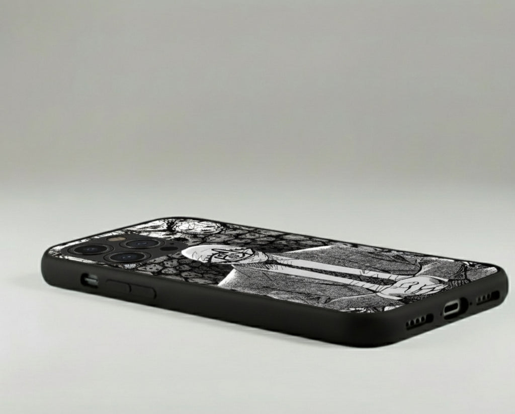 The Watcher's Grin phone case Metal